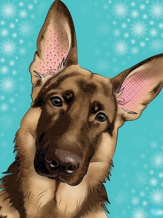 Dog German Shepherd | Diamond Painting