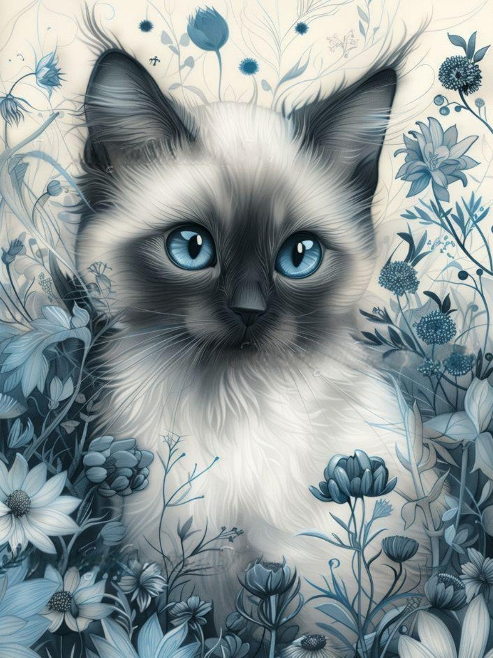 Siamese Cat | Diamond Painting