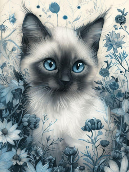 Siamese Cat | Diamond Painting
