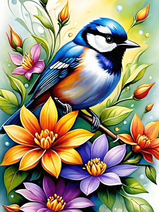 Birds and Flowers | Diamond Painting