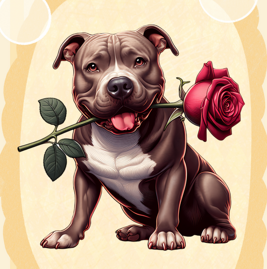 Pit Bull Dog | Diamond Painting