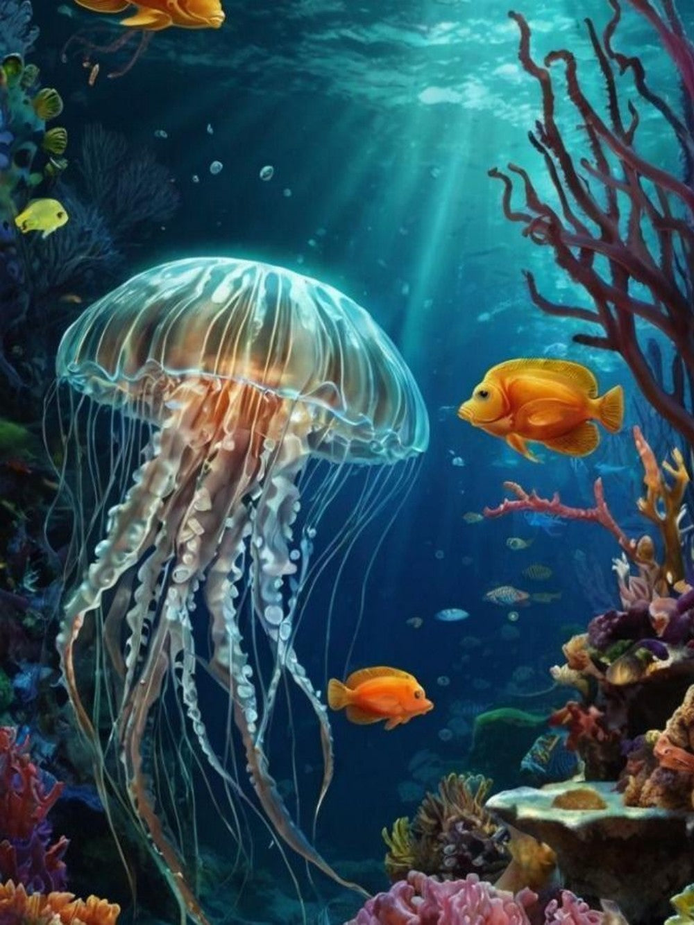 Jellyfish | Diamond Painting