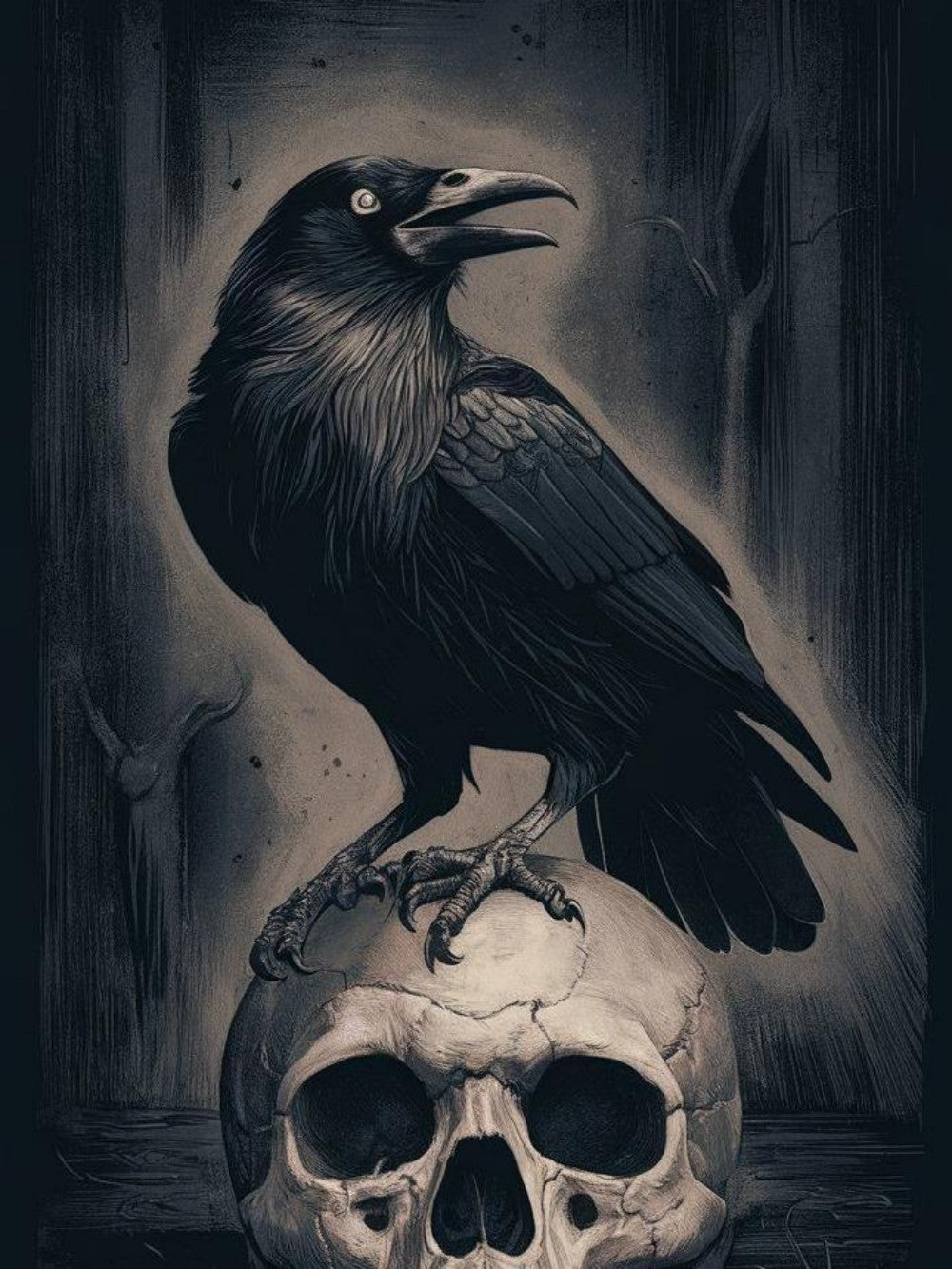 Crow | Diamond Painting