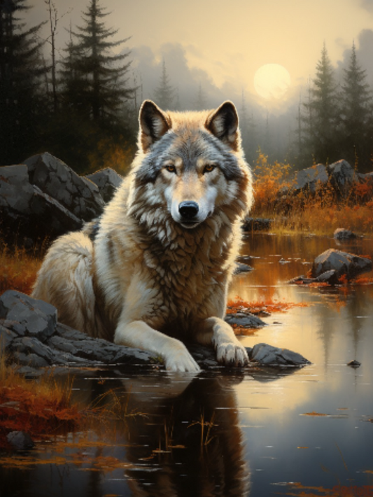 Wolf | Diamond Painting