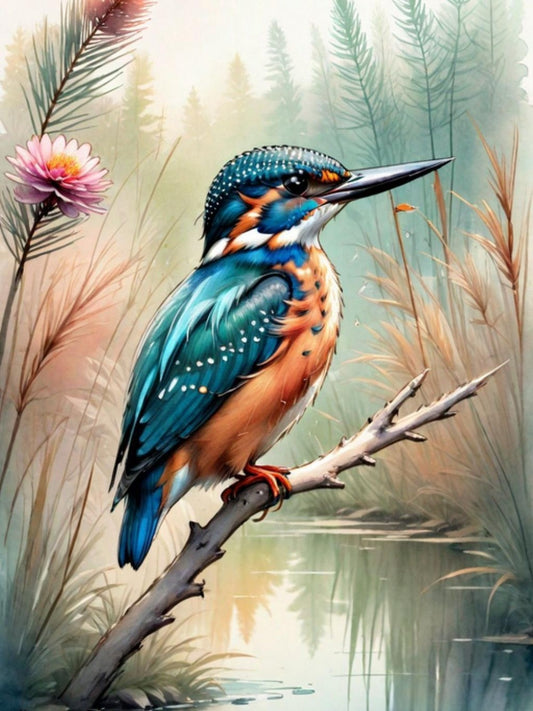 Kingfisher | Diamond Painting