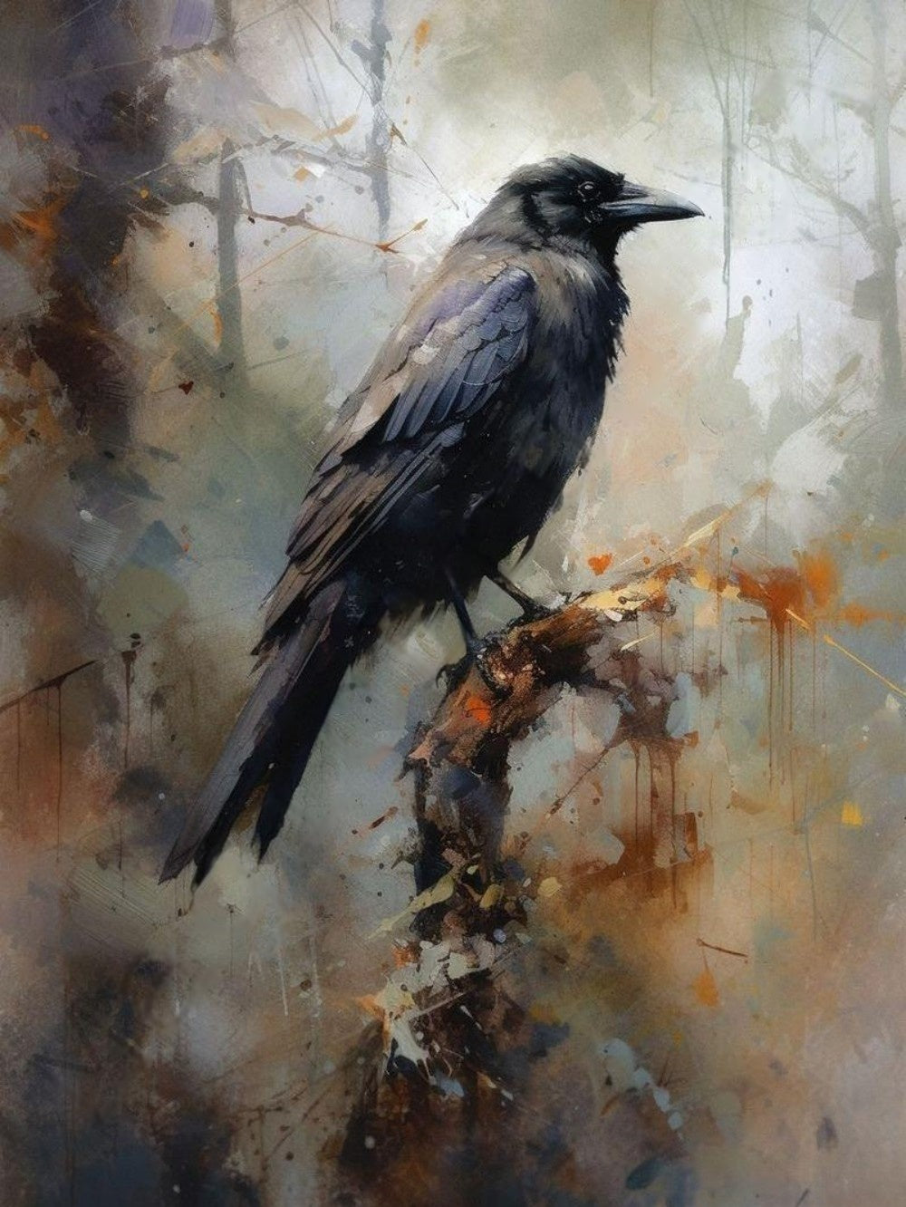 Crow | Diamond Painting