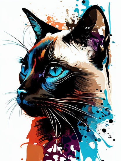 Siamese Cat | Diamond Painting