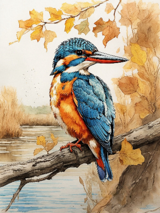 Kingfisher | Diamond Painting