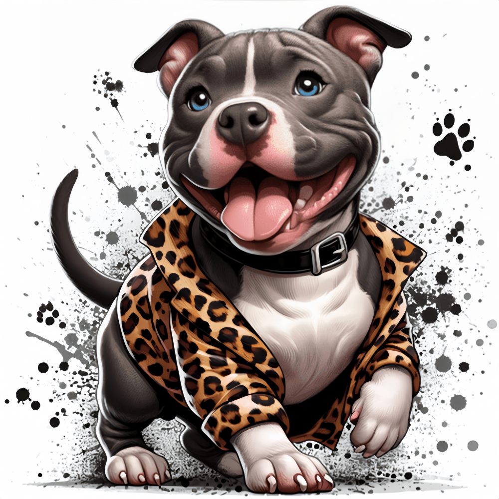 Pit Bull Dog | Diamond Painting