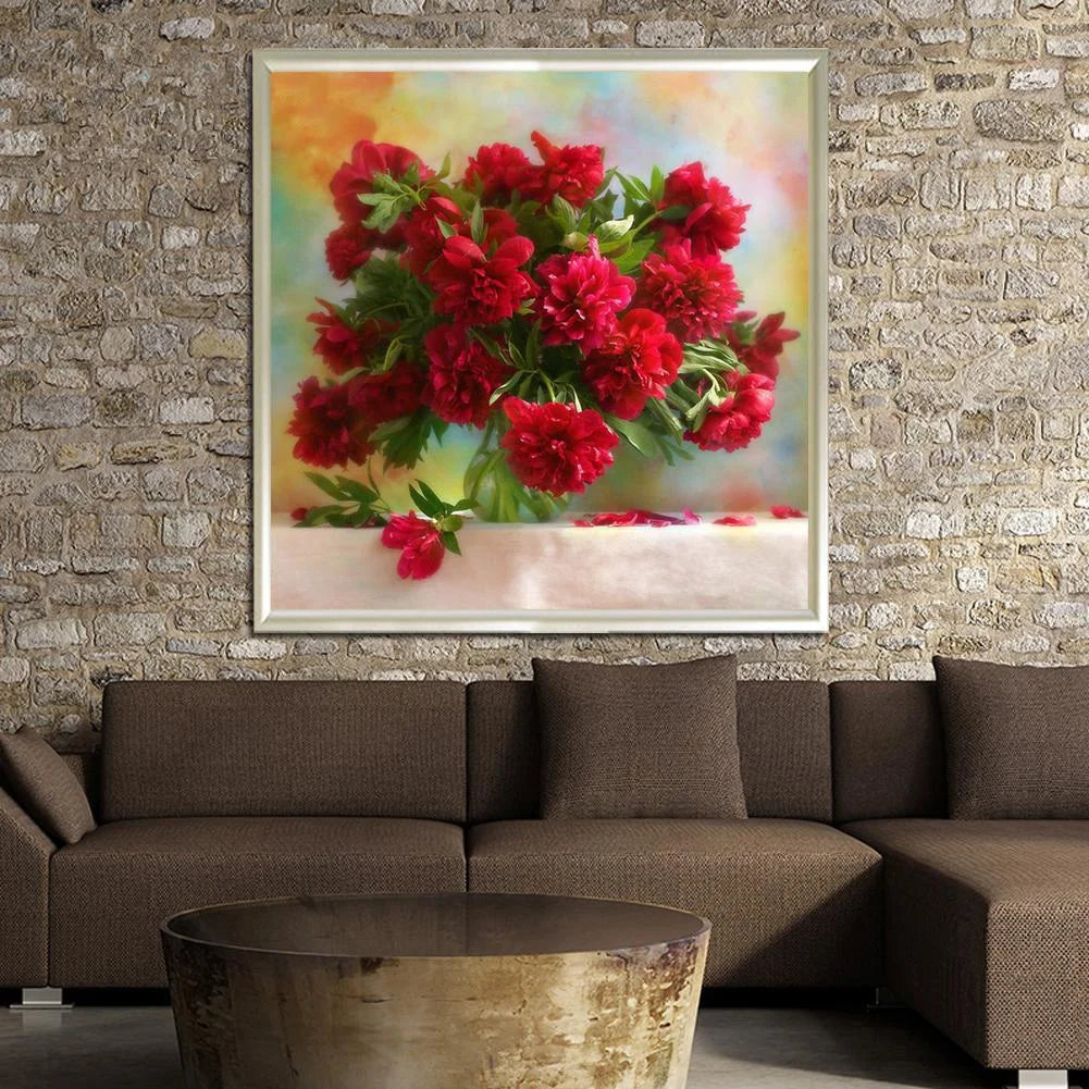 Red Flower | Diamond Painting