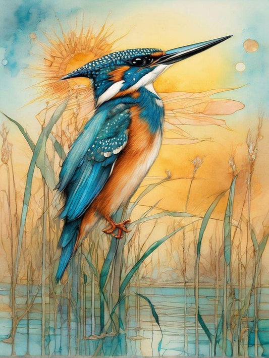 Kingfisher | Diamond Painting