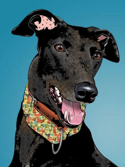 Whippet Dog | Diamond Painting