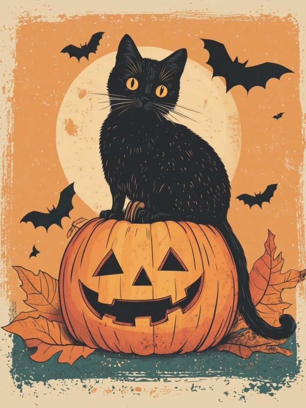 Halloween Cat | Diamond Painting