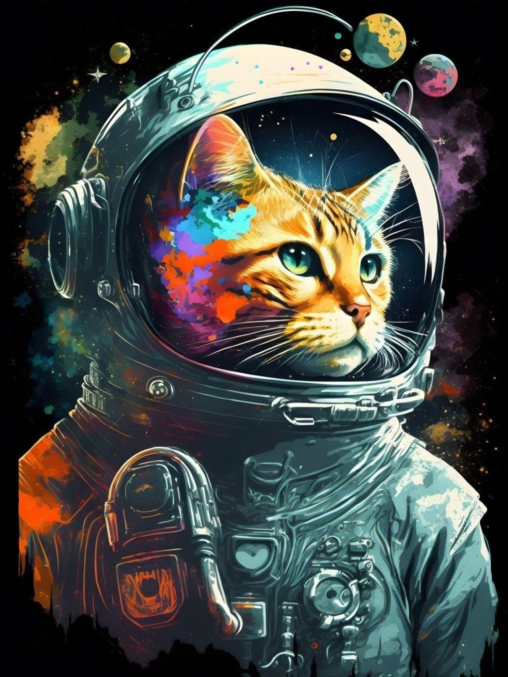 Cats in Space | Diamond Painting