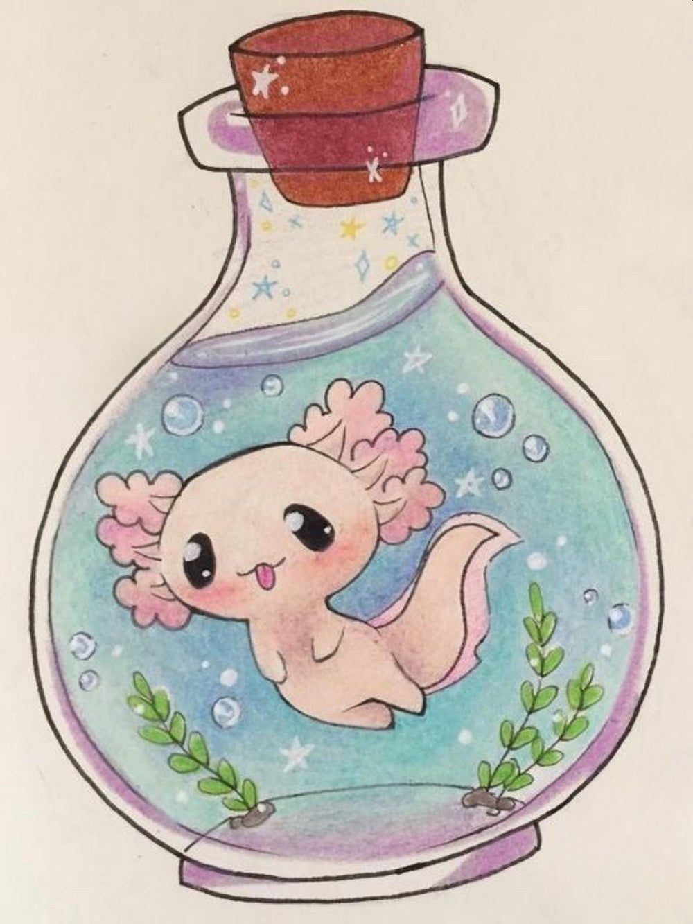 Axolotl | Diamond Painting