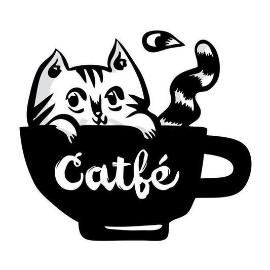 Cat Cafe Coffee | Diamond Painting