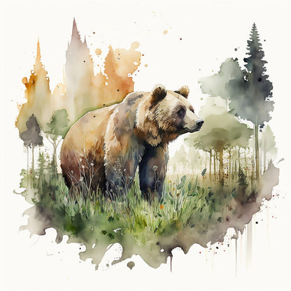Brown Bear | Diamond Painting