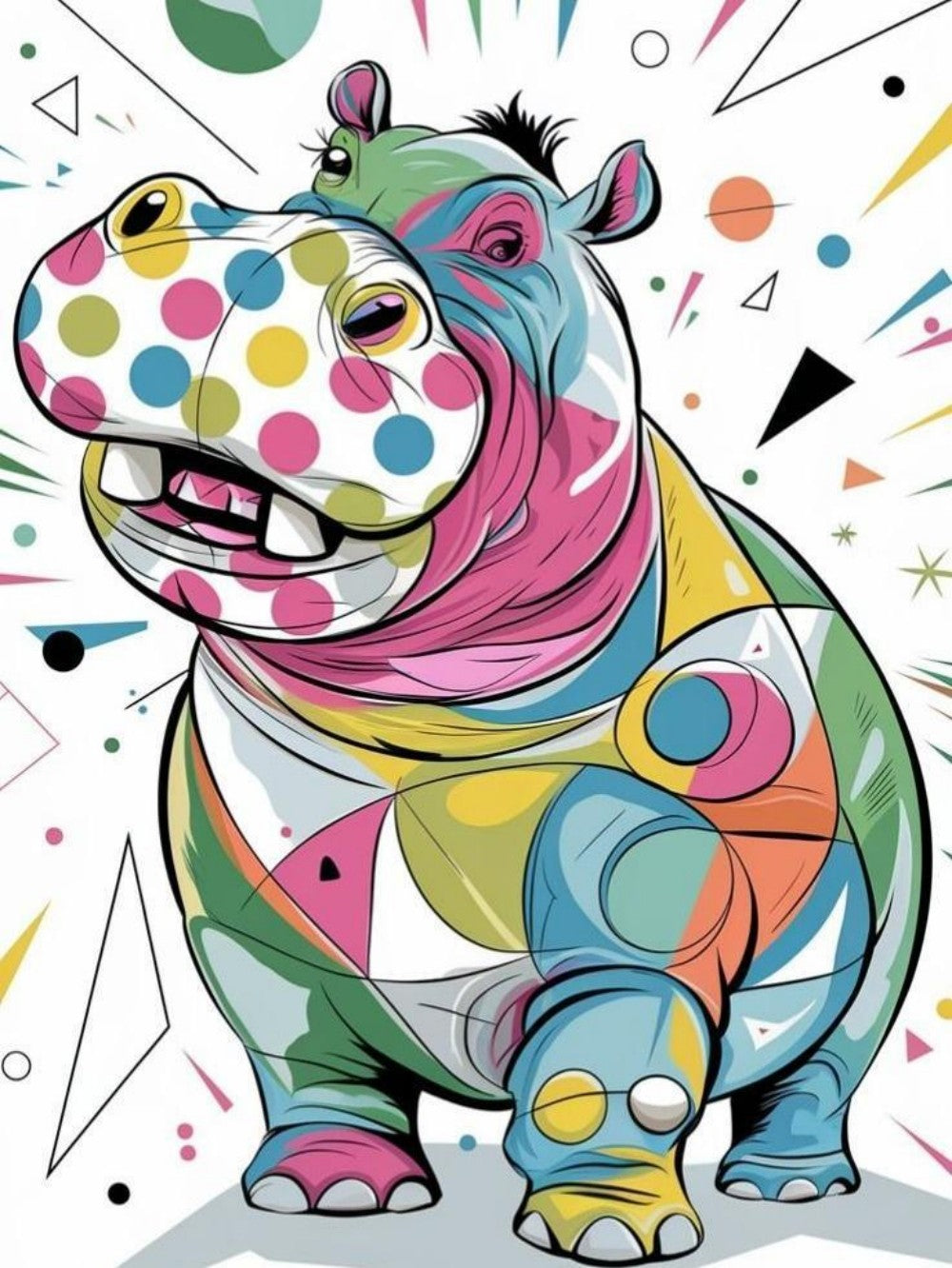 Hippo | Diamond Painting
