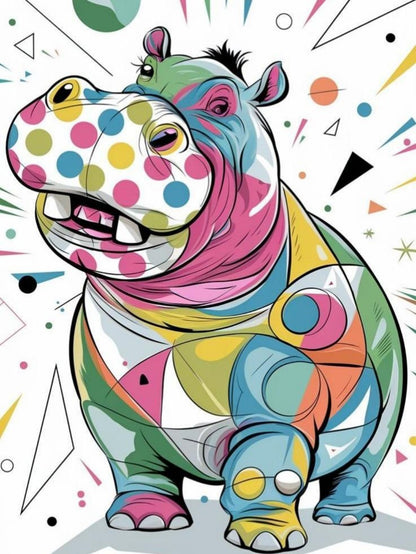 Hippo | Diamond Painting