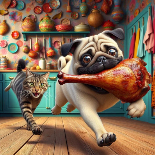 Dog Pug | Diamond Painting