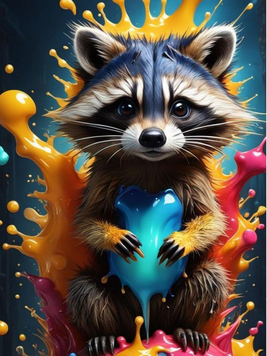 Raccoon | Diamond Painting
