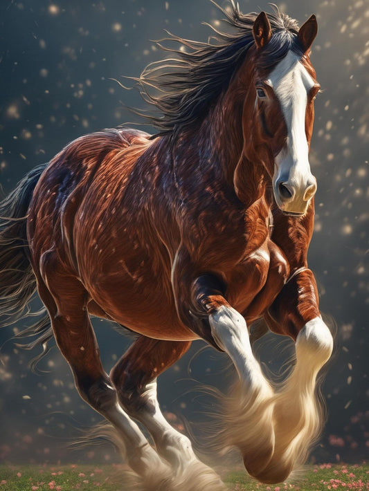 Clydesdale Horse | Diamond Painting