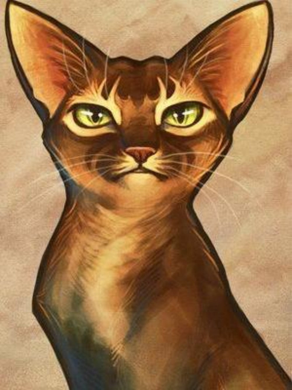Abyssinian Cat | Diamond Painting