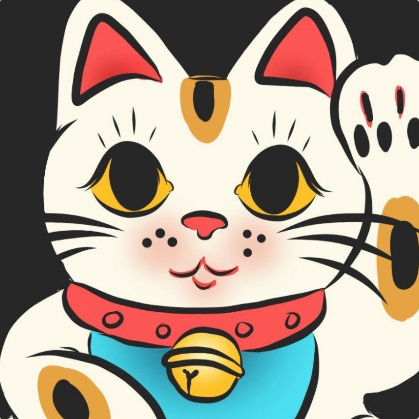 Bell Lucky Cat | Diamond Painting