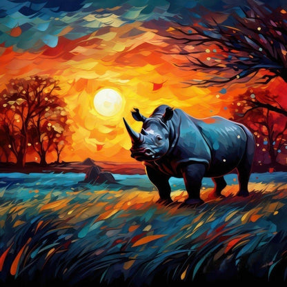 Rhino | Diamond Painting