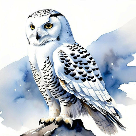 Snowy owl (White Owl) | Diamond Painting