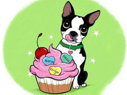 Boston Terrier Dog | Diamond Painting
