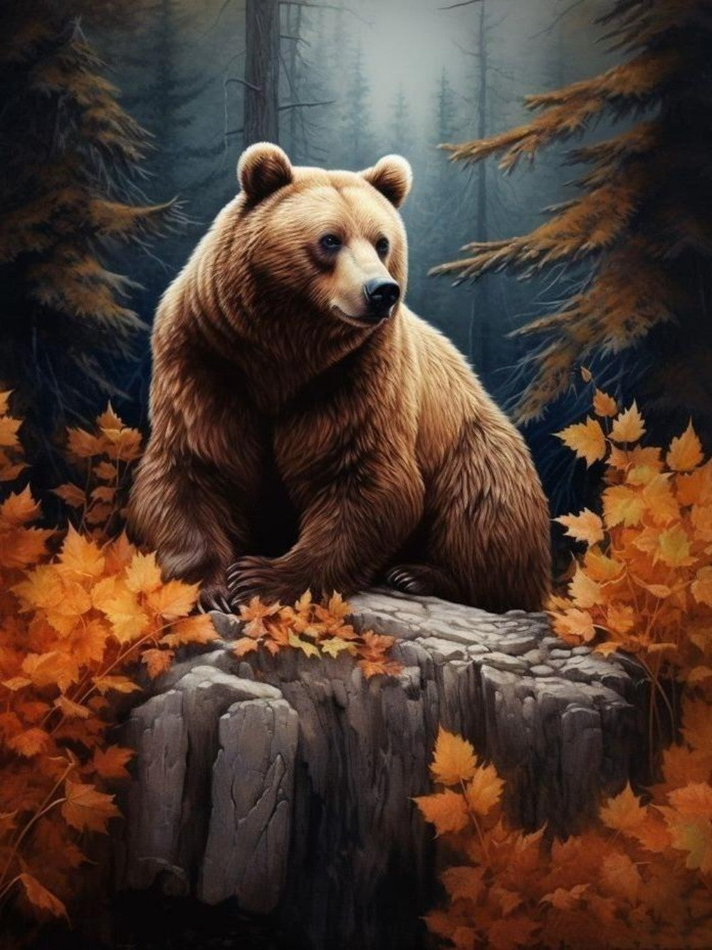 Brown Bear | Diamond Painting