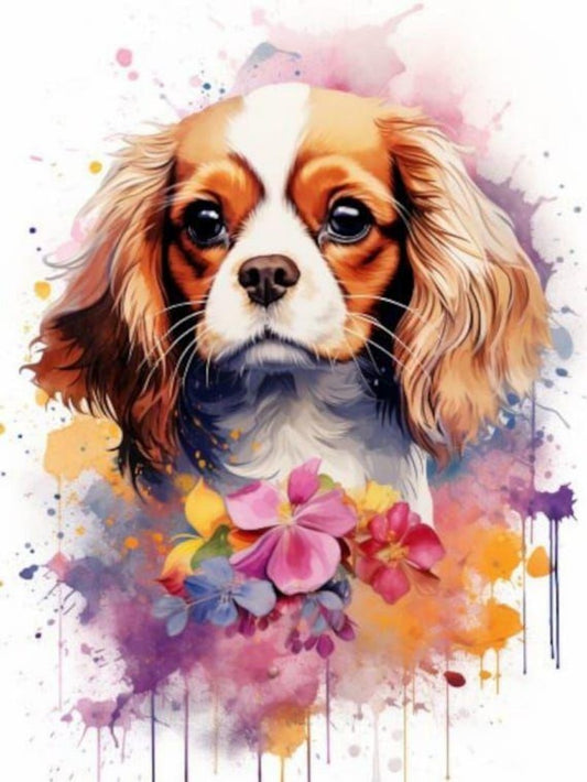 Dog Cavalier King Charles Spaniel | Diamond Painting