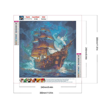 Ship At Sea | Diamond Painting