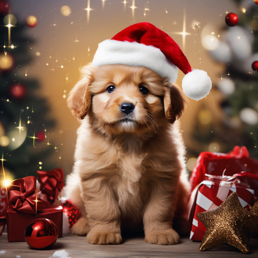 Christmas Dog | Diamond Painting