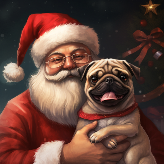 Christmas Dog | Diamond Painting