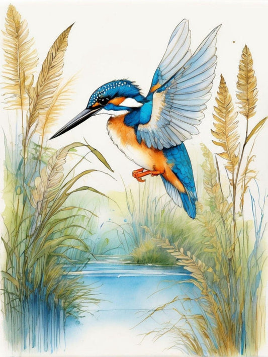 Kingfisher | Diamond Painting