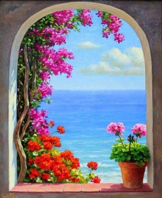 Window Landscape | Diamond Painting