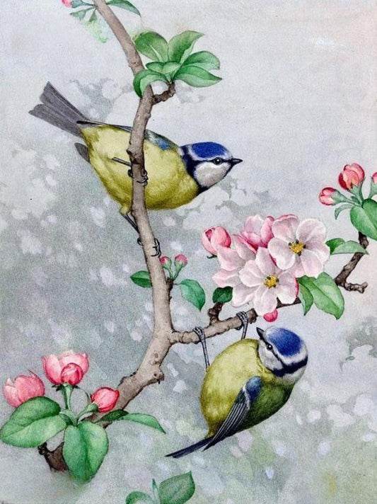 Birds and Flowers | Diamond Painting