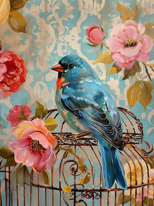 Birds and Flowers | Diamond Painting