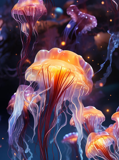 Jellyfish | Diamond Painting
