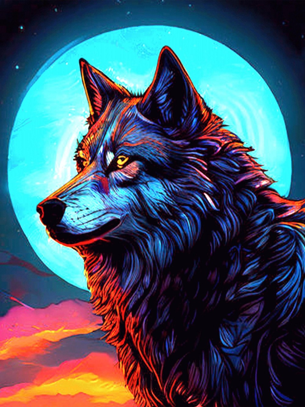 Wolf | Diamond Painting