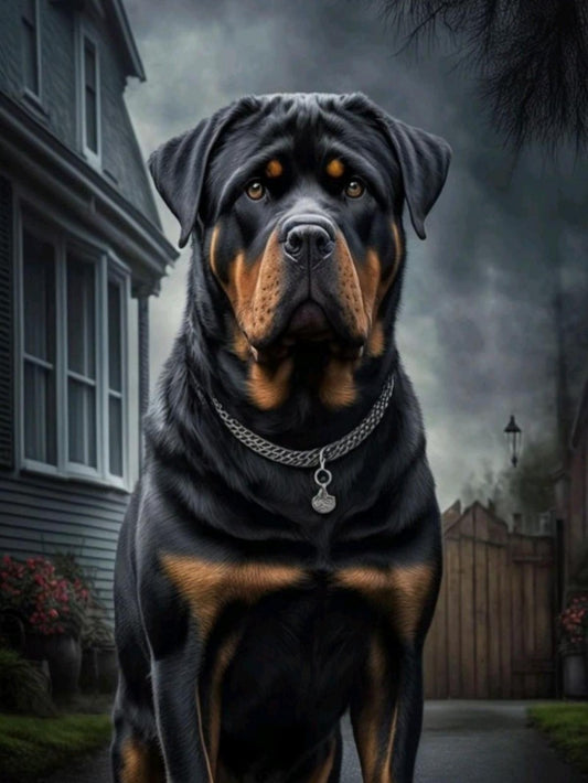 Rottweiler Dog | Diamond Painting