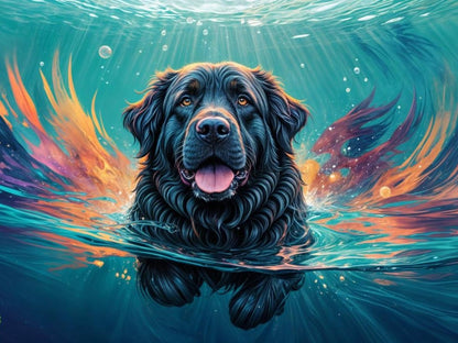 Newfoundland Dog | Diamond Painting