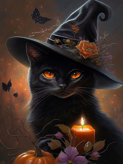 Halloween Cat | Diamond Painting