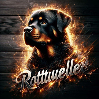 Rottweiler Dog | Diamond Painting