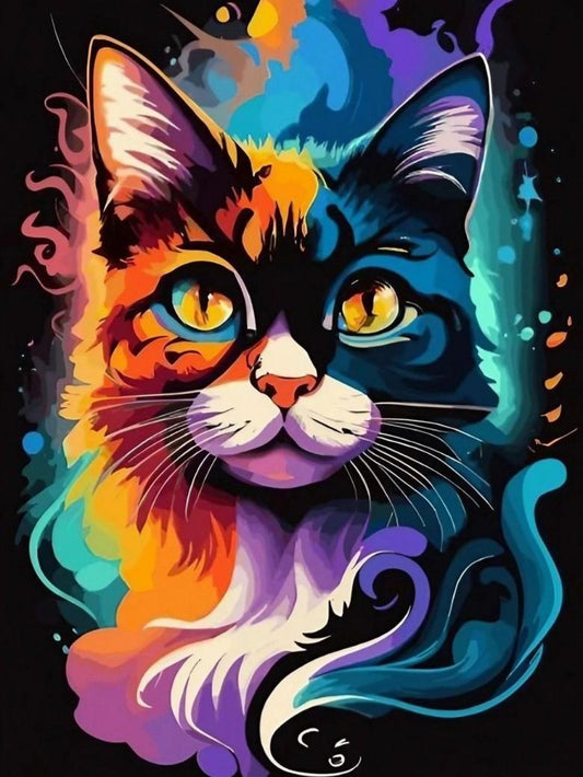 Colorful Cat | Diamond Painting