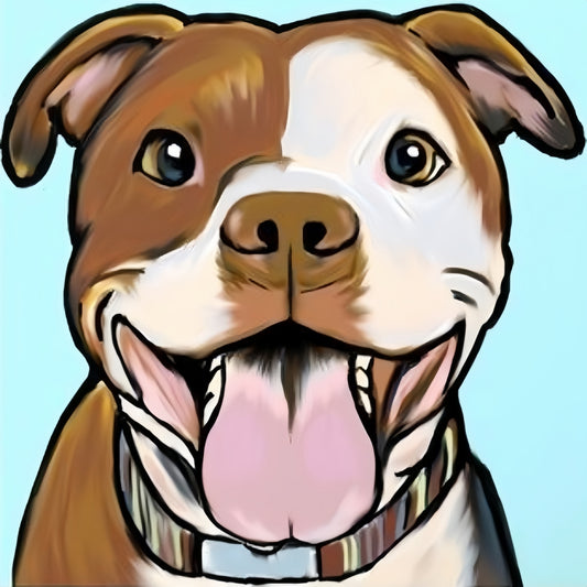 Pit Bull Dog | Diamond Painting