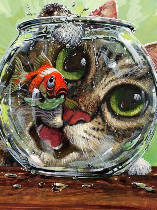 Cat Fish | Diamond Painting