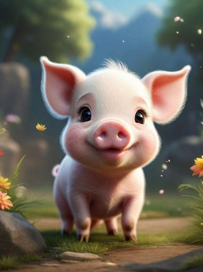 Pig | Diamond Painting